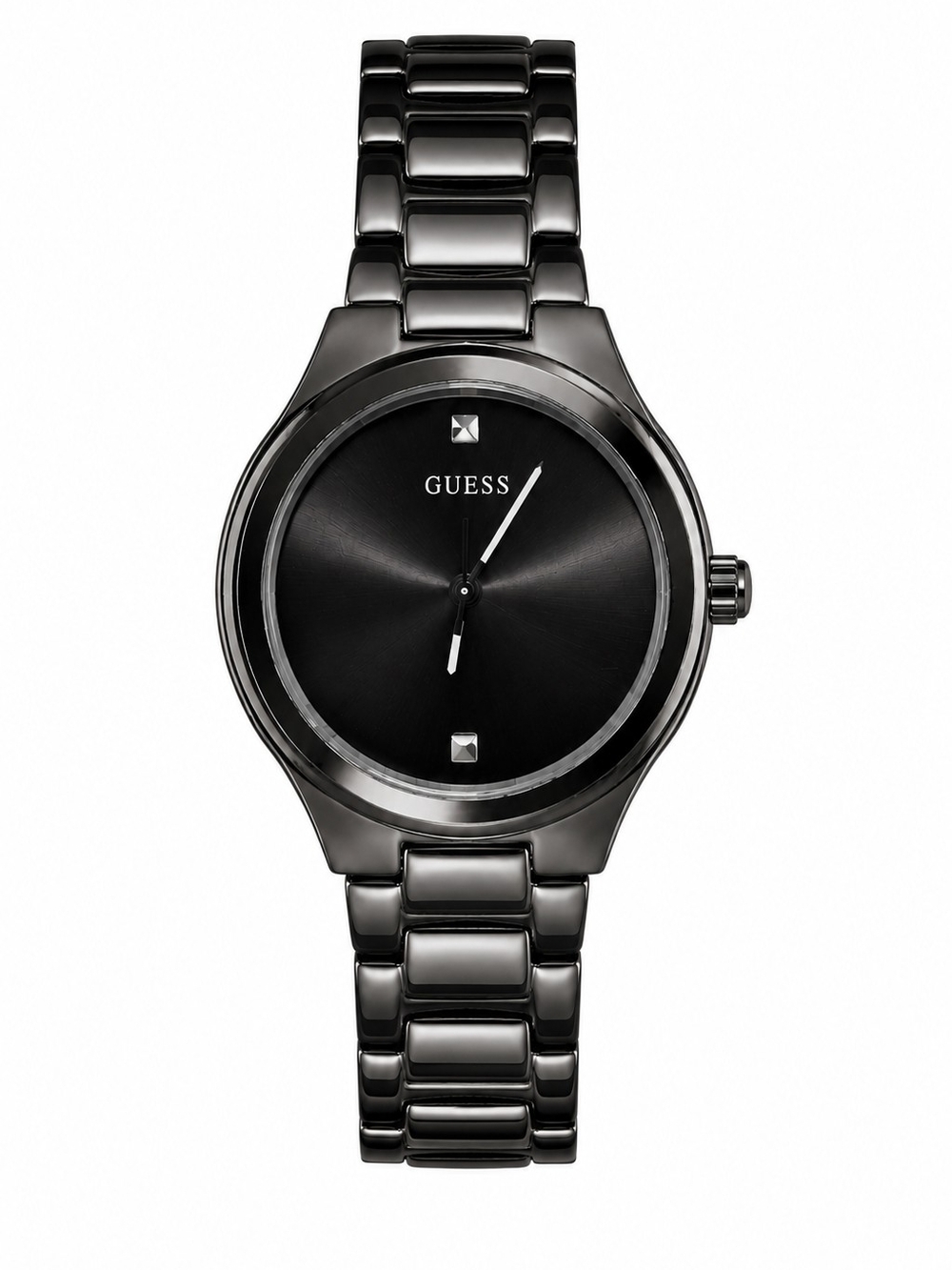 GUESS Black Men's Polished Bracelet Watch
